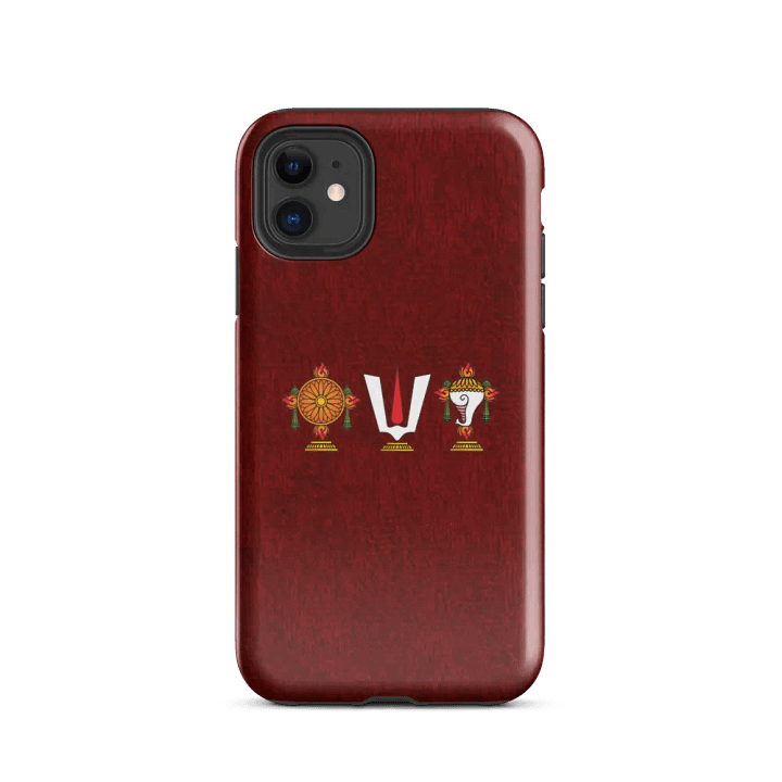 Snap Case for iPhone® with Customized Sankh Chakra Tilak product image (24)