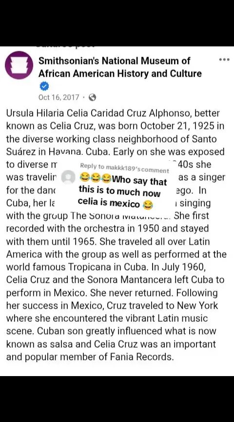 Replying to @makkk189 #cubanos #celiacruz #mexico🇲🇽 #faniarecords #salsatiktok 