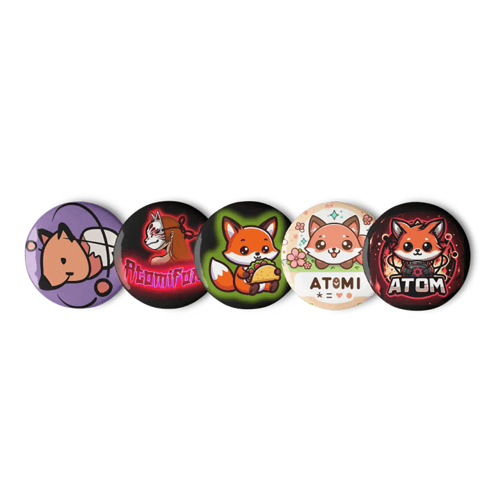 5 Pin buttons Style 1 product image (1)