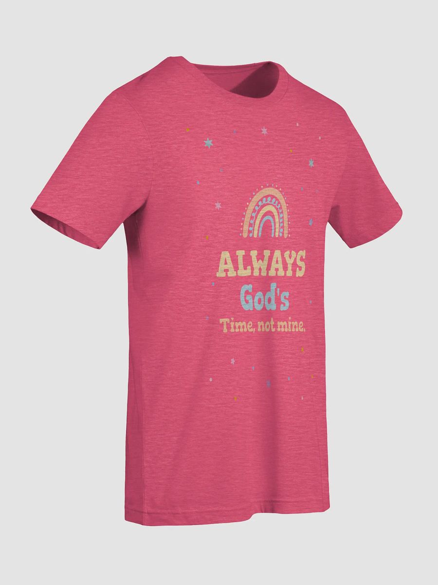 God's Timing Rainbow T-Shirt product image (73)
