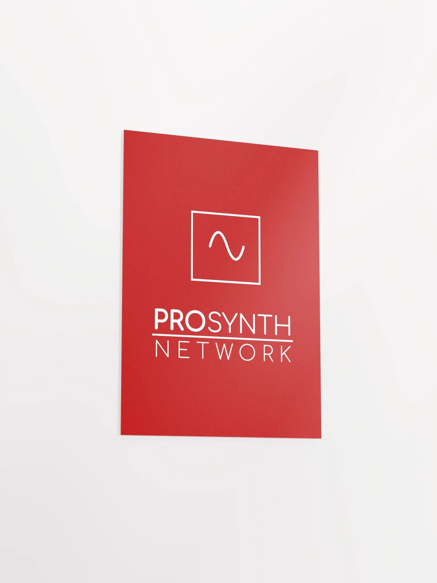 Pro Synth Network Poster (Red) product image (40)