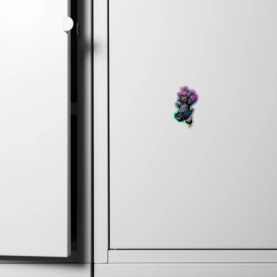 Unicorn Kid Holographic Kiss-Cut Sticker product image (6)