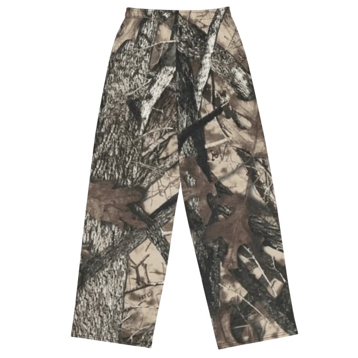 Forest Camo Unisex Wide-Leg Pants product image (2)