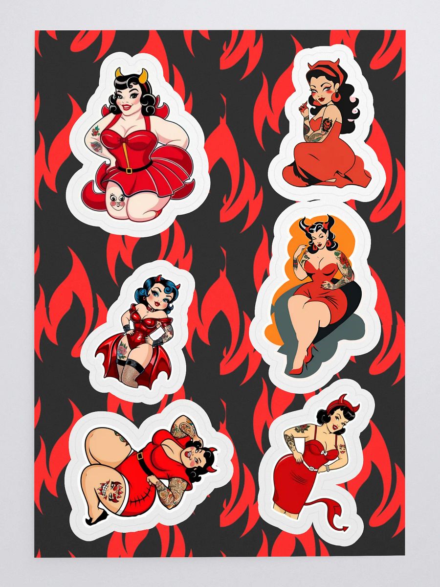 Devil Girl Sticker Sheet product image (3)