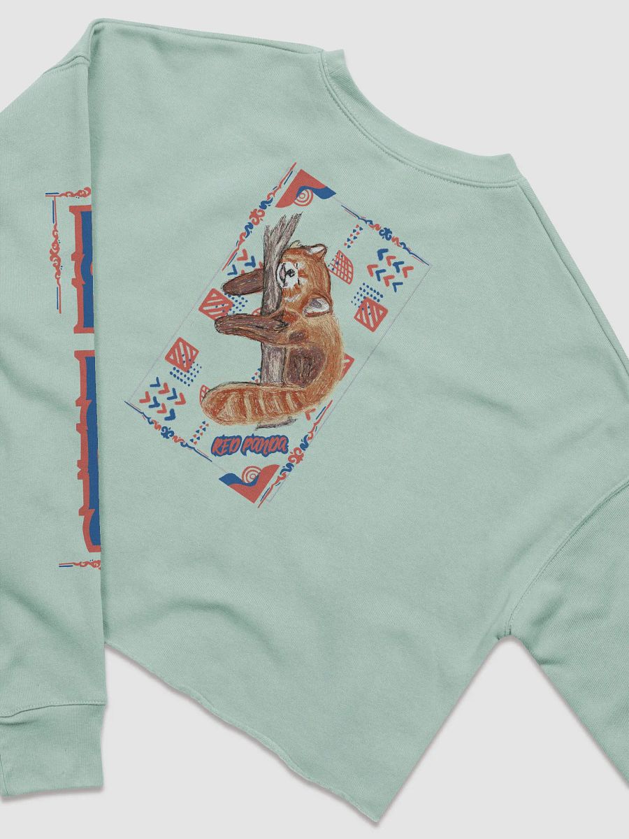 "Zzz" RED PANDA Crop Sweatshirt product image (7)