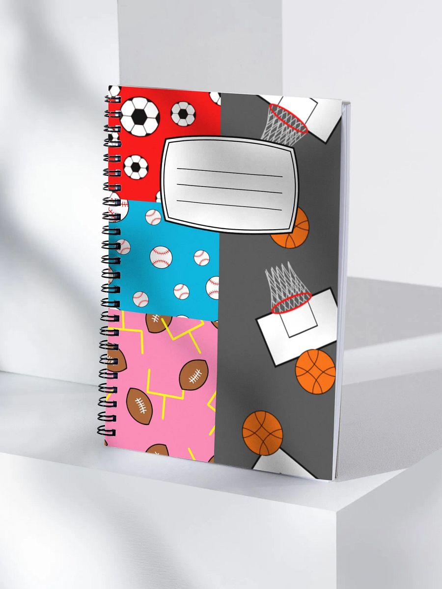 Sports style spiral Notebook product image (4)
