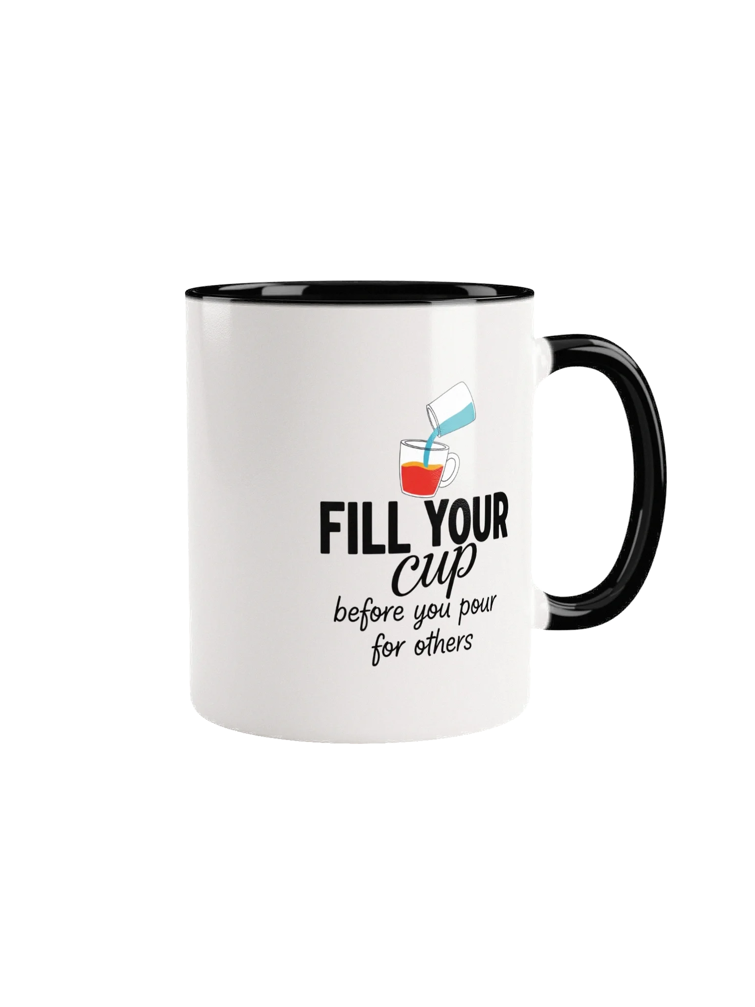 Fill Your Cup Before You Pour Mug – Self-Care Inspirational Coffee Cup for Moms, Teachers, Caregivers & Wellness Enthusiasts product image (1)