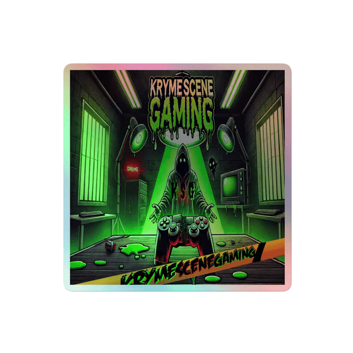 KrymeSceneGaming Holographic Sticker ✨🎮 product image (2)
