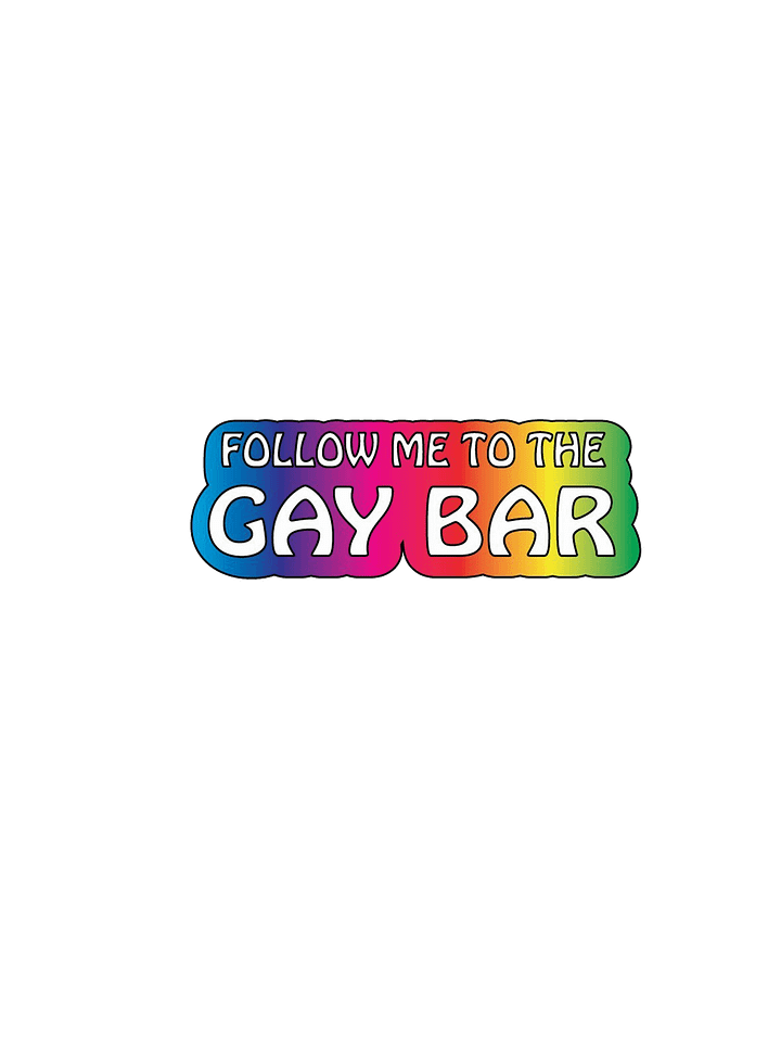 Follow Me to the Gay Bar - Magnet product image (1)