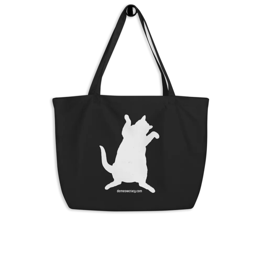 Dancing Demeowcracy Cat Tote Bag product image (5)