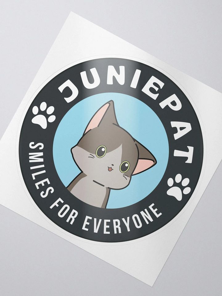 Juniepat Smiles Logo Sticker product image (2)
