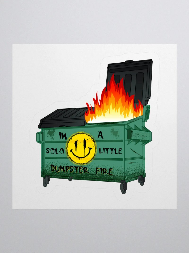 Dumpster Sticker