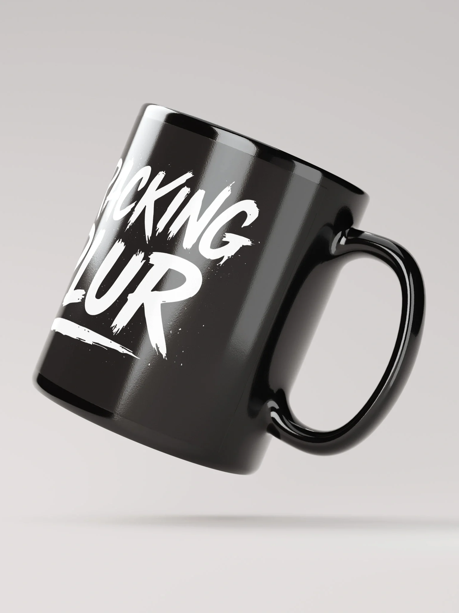 Cracking Plur Black Mug! product image (2)