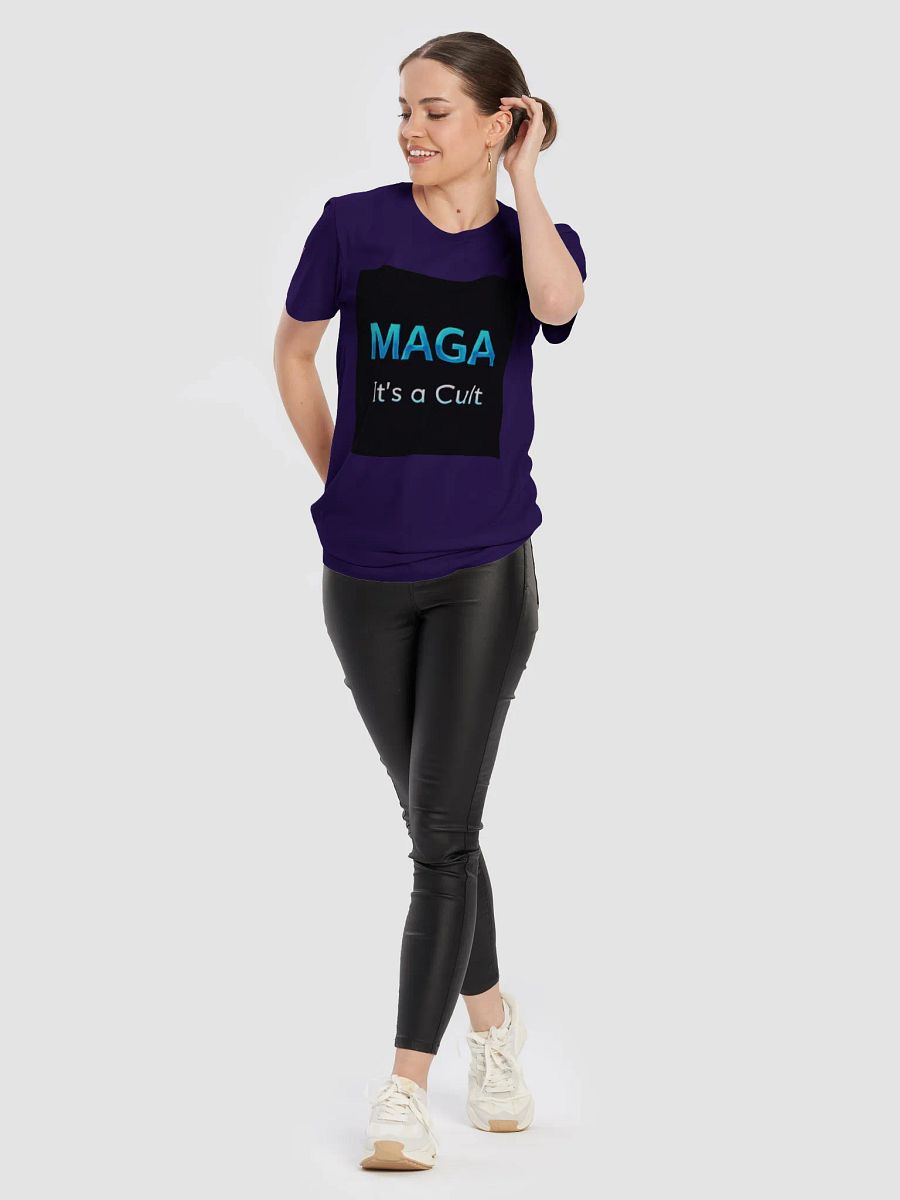 Anti MAGA Logo Blue/Black High Quality T-shirts - Unisex Favorite product image (10)