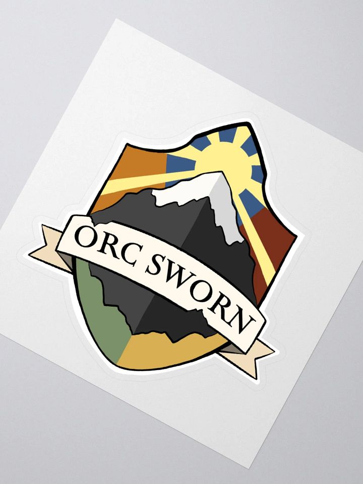 Orc Sworn Shield Sticker product image (4)
