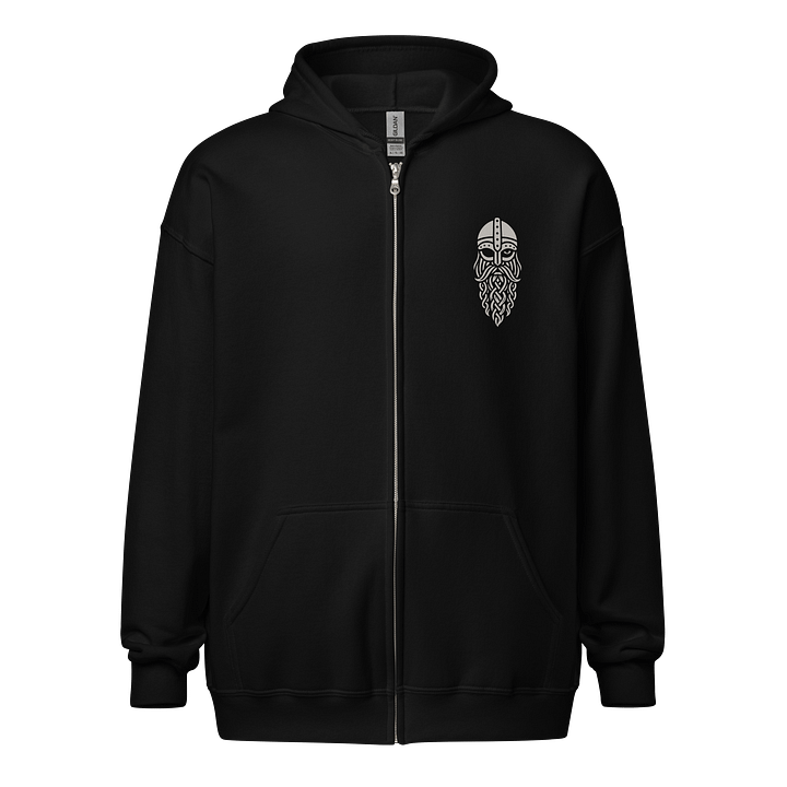 Descended from the Allfather Heavy Zip Hoodie product image (2)
