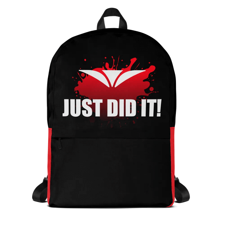 Just Did It! Red Burst Backpack product image (1)