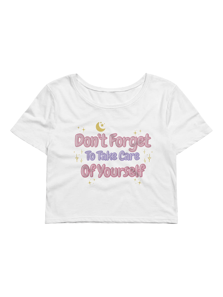 Whimsical Self-Care Crop Tee product image (1)