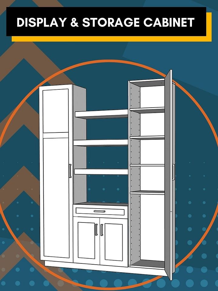 Multi-Use Display/Storage Cabinet product image (1)