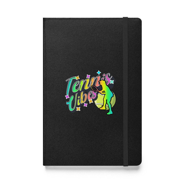 Tennis Vibes Female Neon Hardcover Journal product image (1)