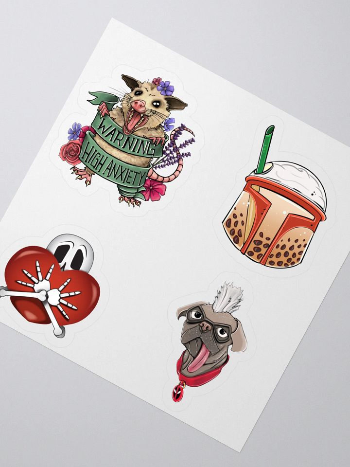 Whimsical Cartoon Stickers Set product image (2)