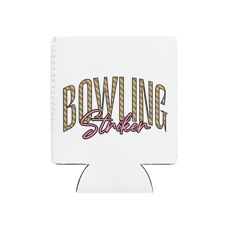 Bowling Striker Caution Can Cooler product image (1)