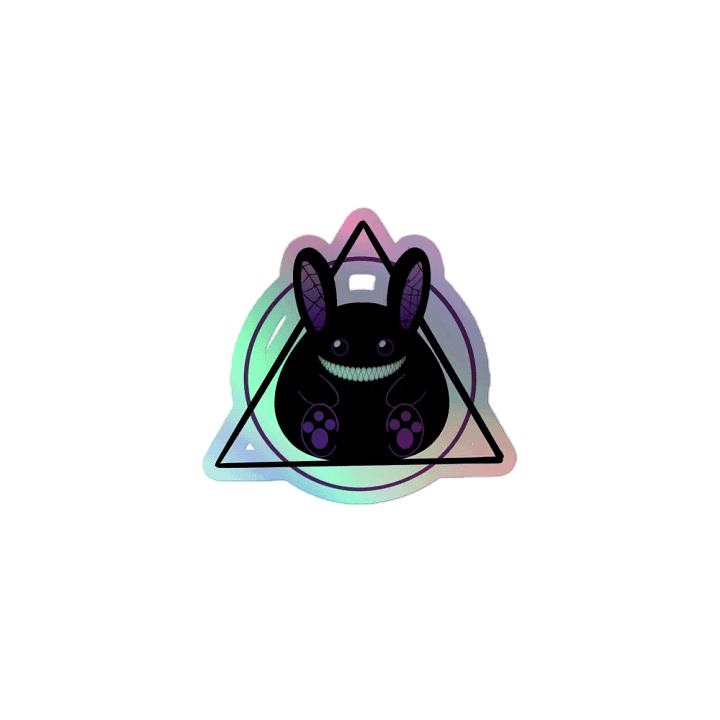 Glowing Grin Holographic Sticker Sheet product image (1)