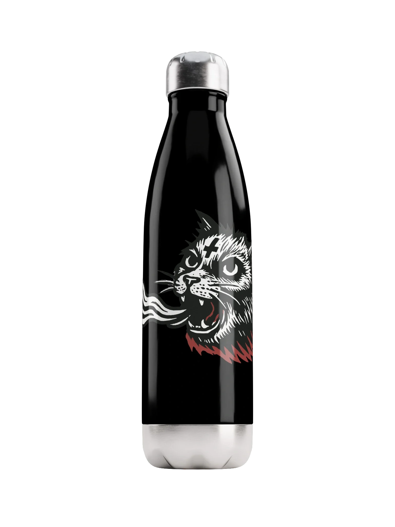 FLAME CAT STAINLESS STEEL WATER BOTTLE product image (1)