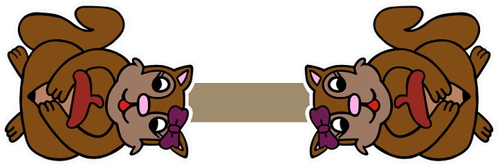 Cute Cartoon Girl Squirrel with a Bow Holding a Giant Acorn Laminated Magnetic Bookmark product image (2)