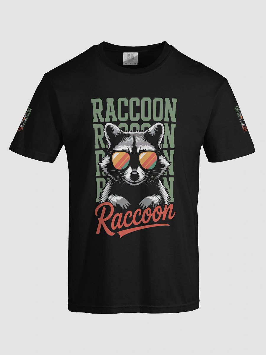 Striped Raccoon Sunglasses Tee product image (5)
