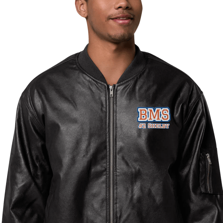 BMS #2 Shelby Leather Bomber Jacket product image (1)
