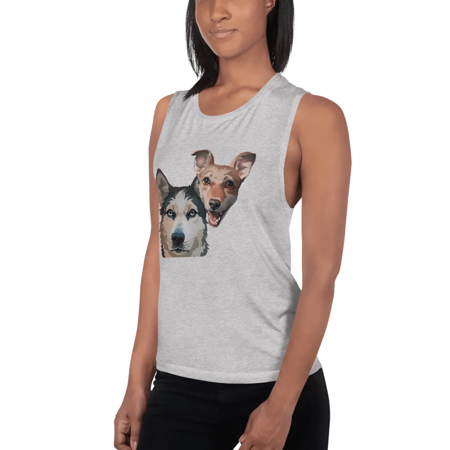 Luna and Mango Women's Muscle Tank product image (2)