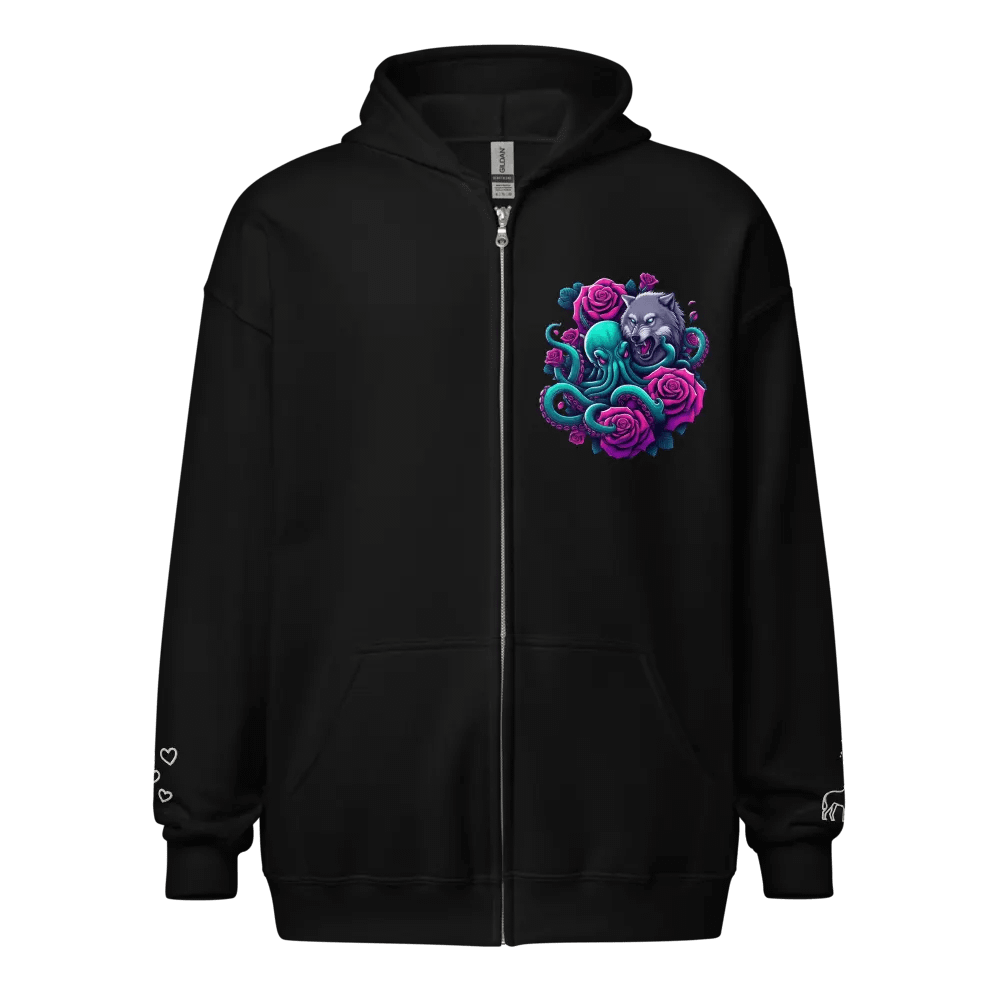Wild Romance Zippered Hoodie product image (1)