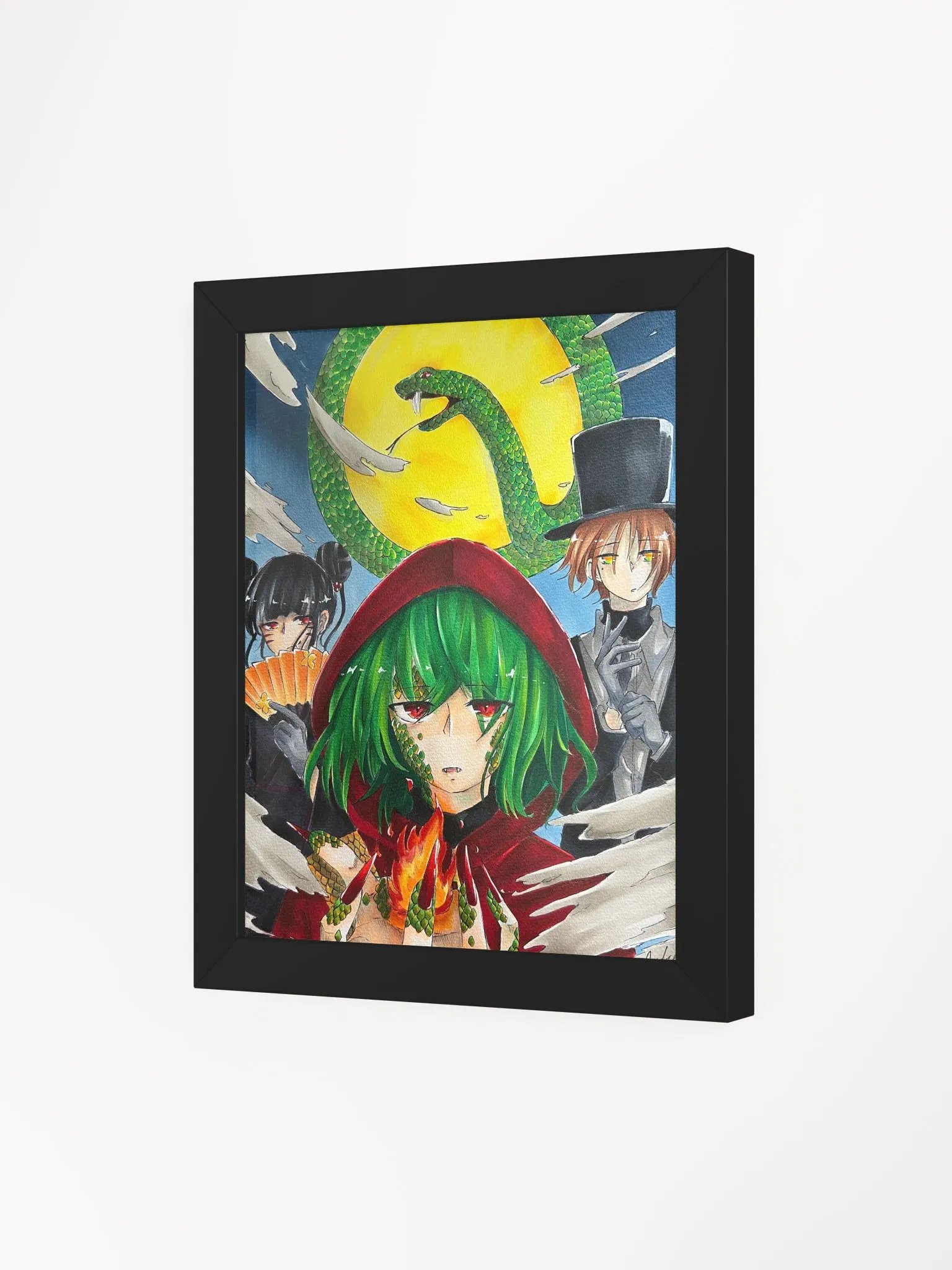 Snake Moon - Framed Matte Poster product image (13)