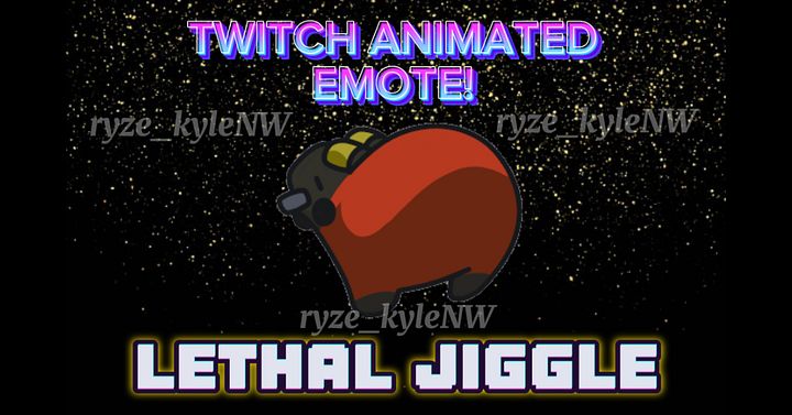 Twitch Animated Emote LETHAL JIGGLE product image (1)