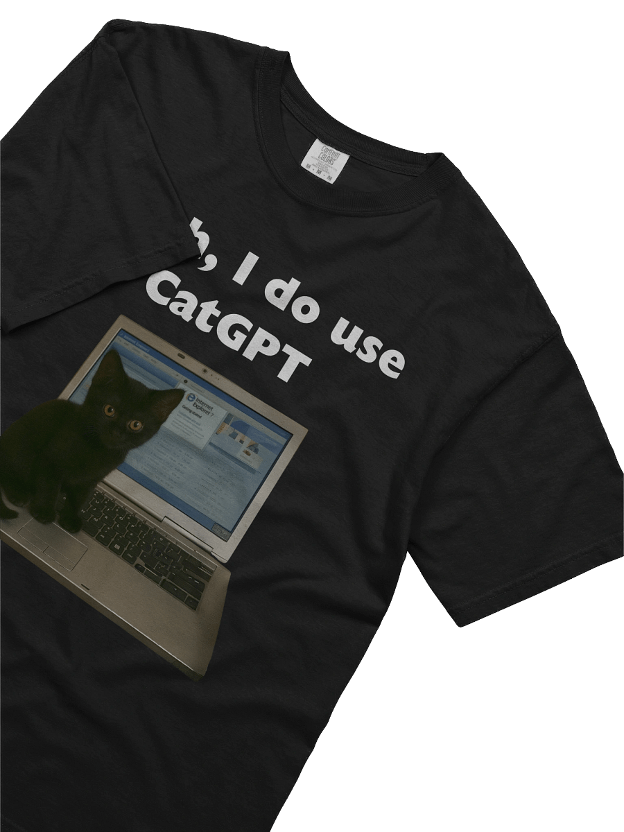 Yeah I do use Cat GPT Tee product image (17)