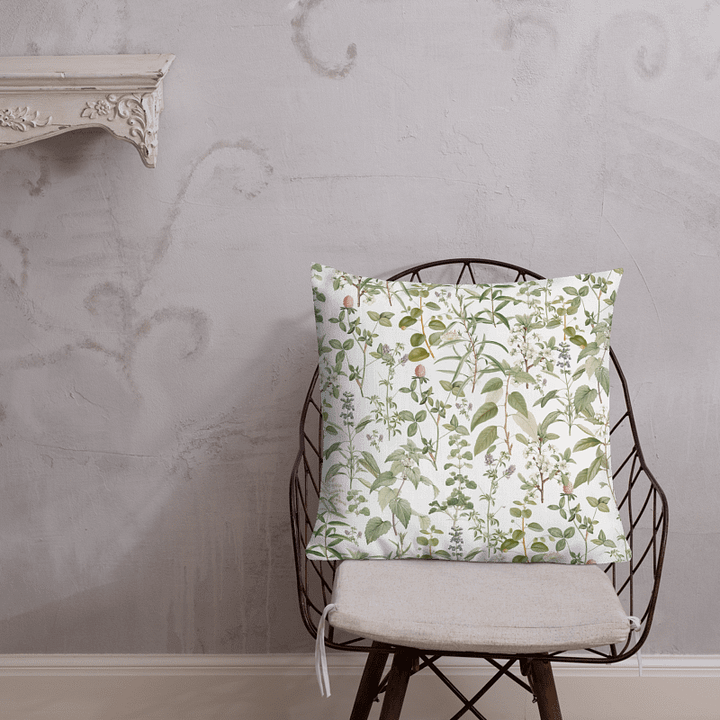 Vintage Botanical All-Over Print Pillow product image (2)