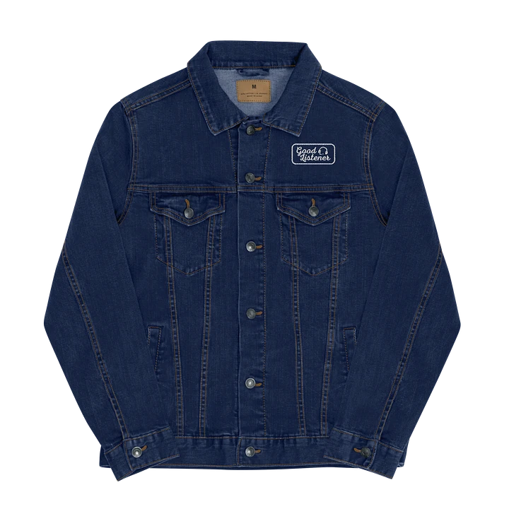 Good Listener Embroidered Jean Jacket product image (2)