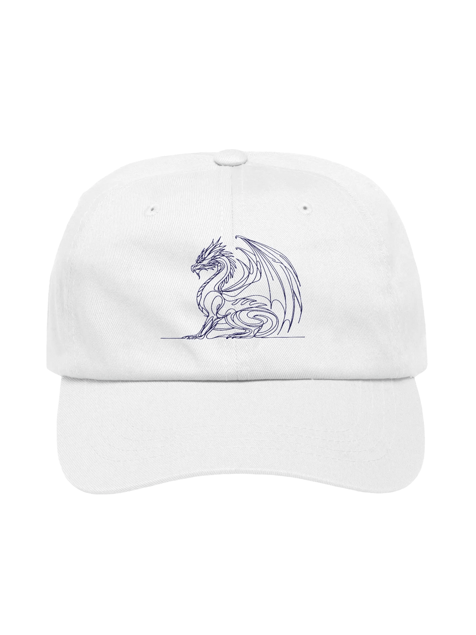 Dragon Line Art Dad Hat product image (9)