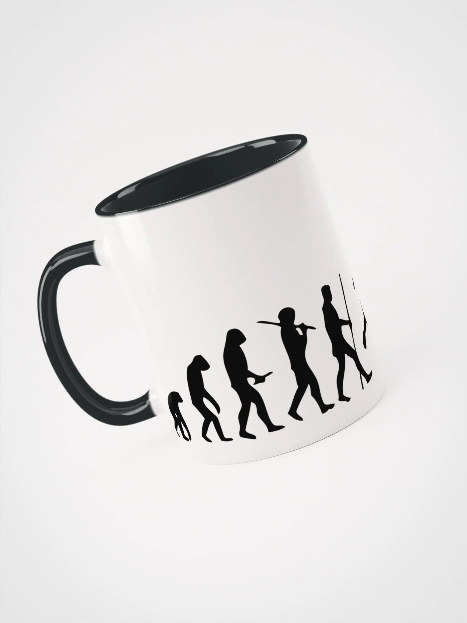 Evolution disc golf - ceramic mug product image (1)