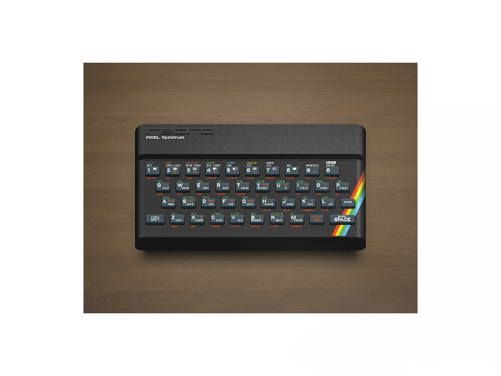 Pixel Spectrum Oak Poster product image (1)