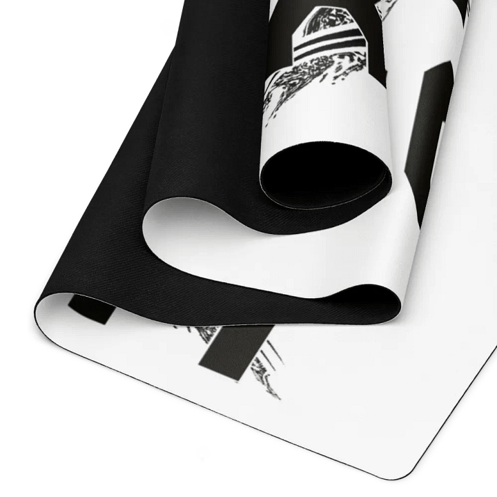 Black HApex Gear Black Logo Yoga Mat by Allcolor product image (2)