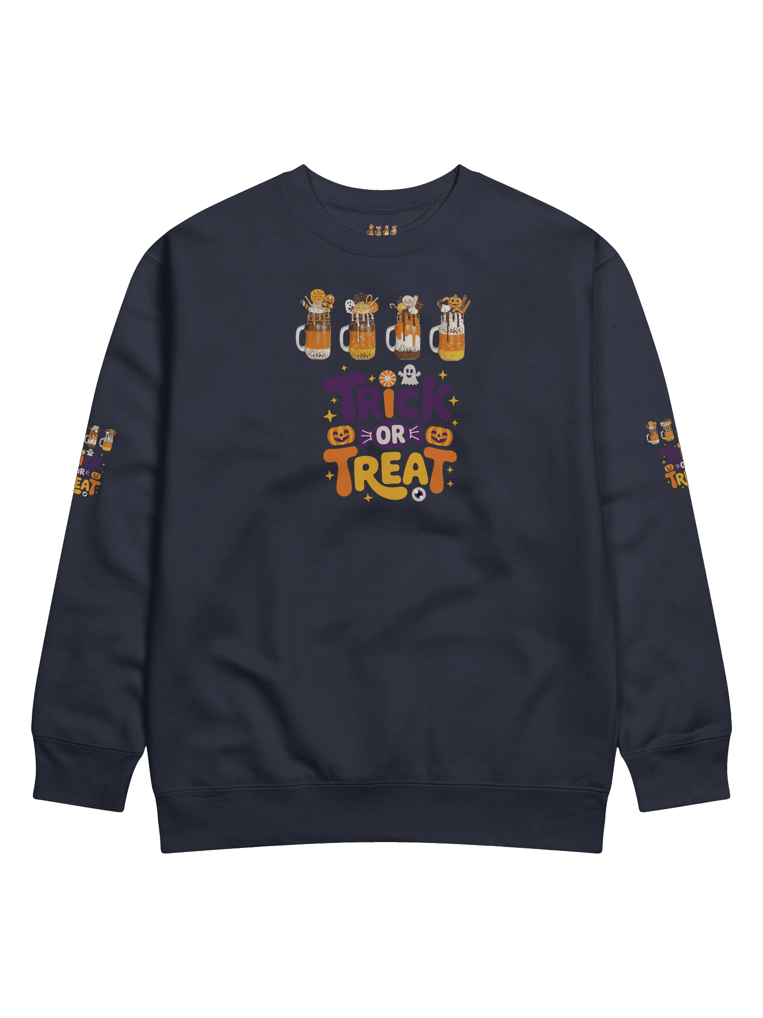 Trick or Treat Ice Cream Dessert Sweatshirt product image (8)