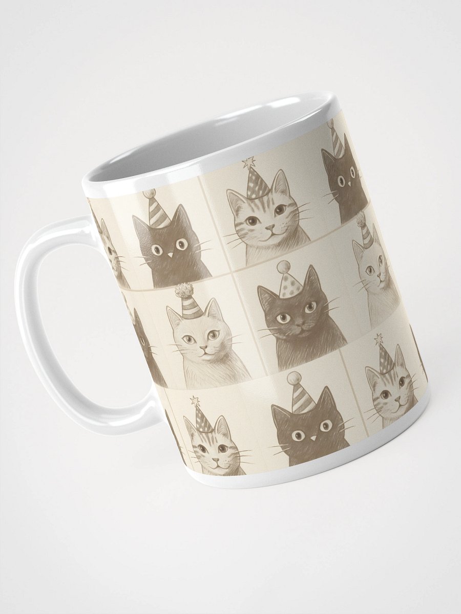 Party Cats White Glossy Mug product image (10)