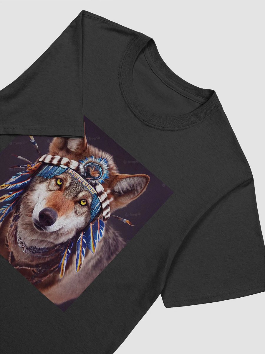 warrior wolf t-shirt product image (3)