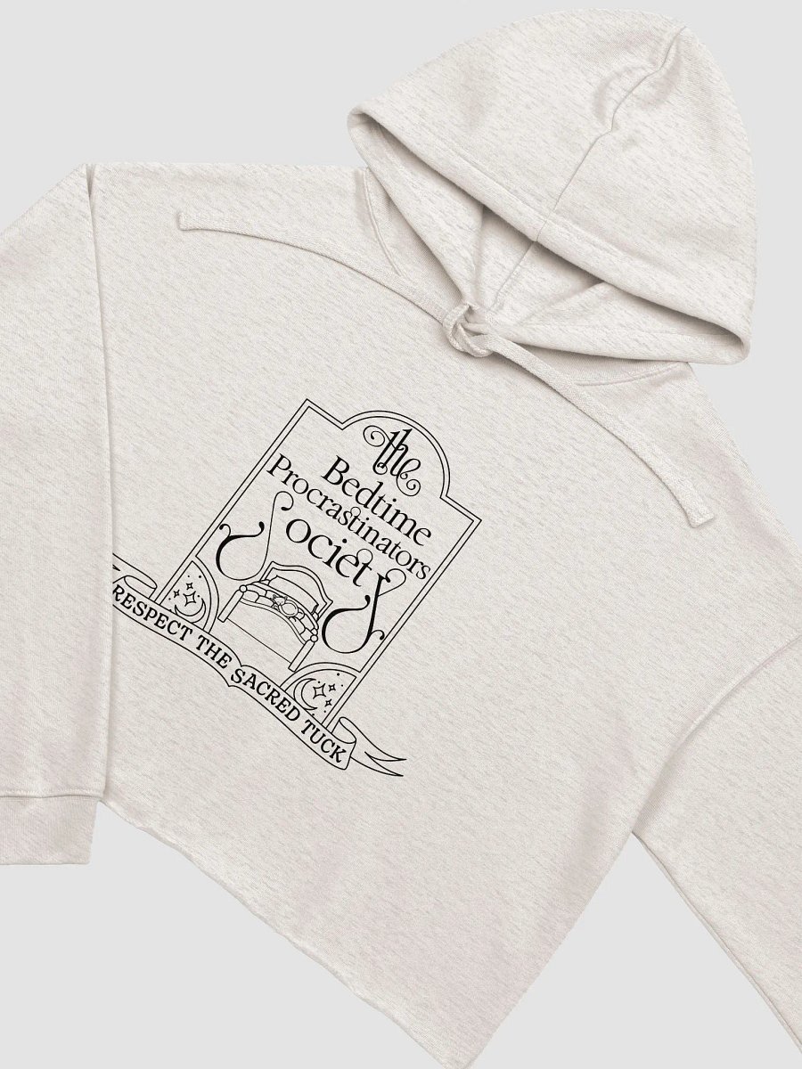 Bedtime Procrastinators Society - Fleece Crop Hoodie product image (12)