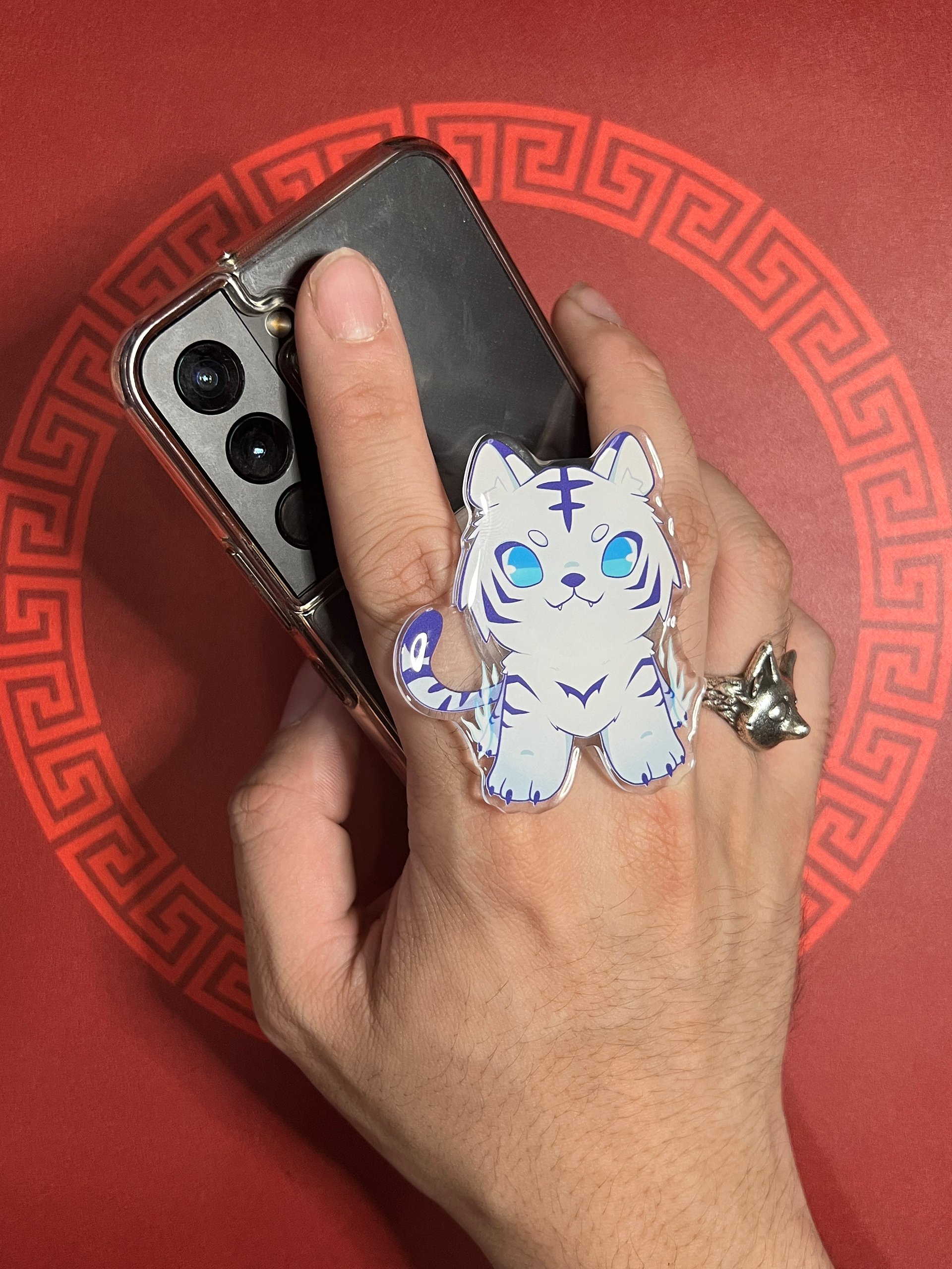 Guardian Beast White Tiger - Phone Grip product image (3)
