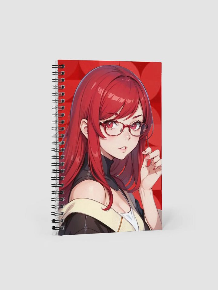 (RED WAIFU) K Spiral Notebook product image (1)