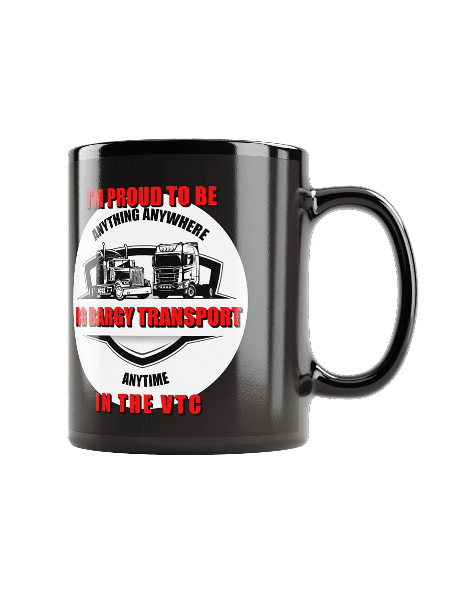 RG Bargy Transport Black Glossy Mug product image (1)