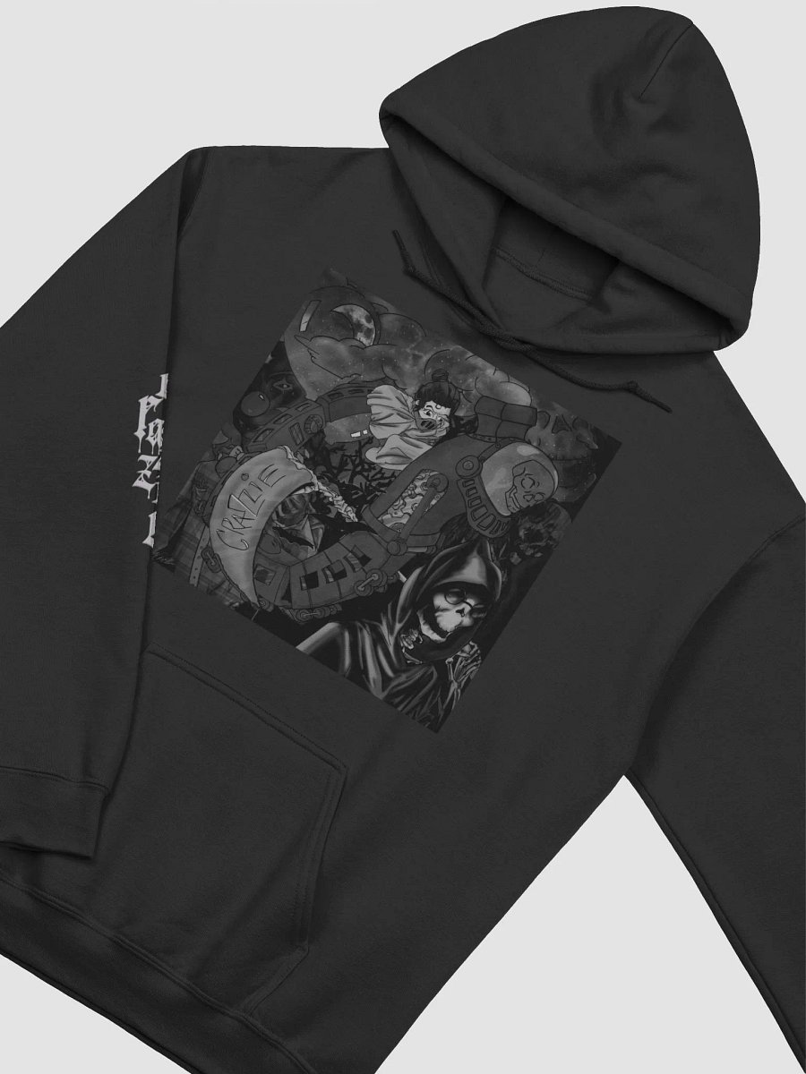 Crazzie Train Hoodie (B&W) product image (35)